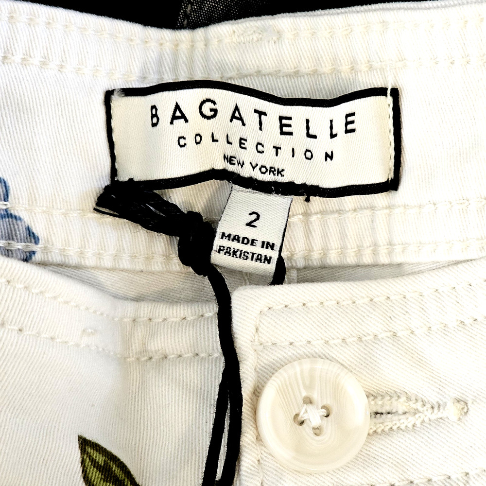 Bagatelle Collection New York Women’s Floral Pants Cottagecore Stretch NWT Sz 2 - Picture 3 of 10